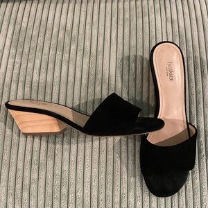 Botkier Black Suede Mules
